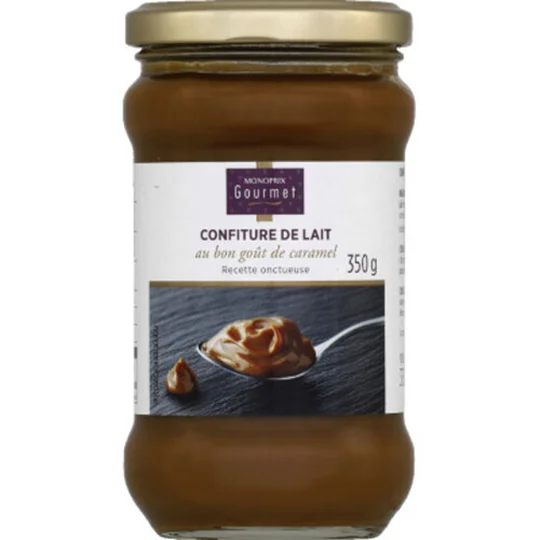 Confiture de lait au bon goût de caramel