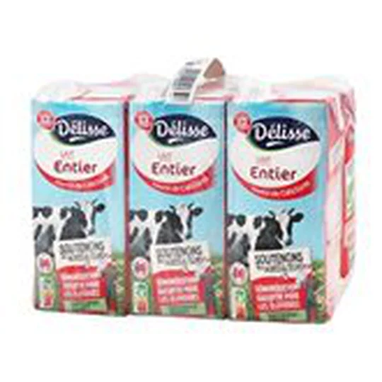 Lait entier UHT - Brique :