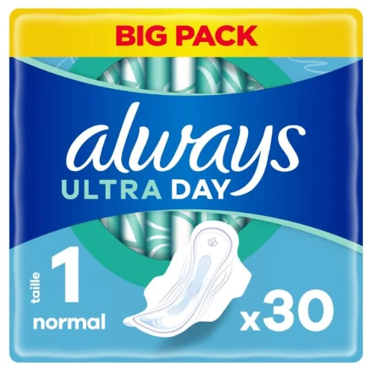 Serviette Hygiénique Avec Ailettes Normal Taille 1