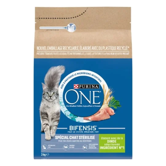 Croquettes pour chat stérilisé dinde