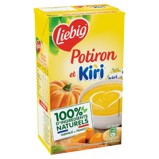 Soupe potiron et Kiri