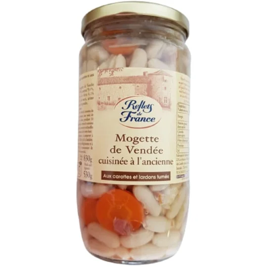 Plat cuisiné mogettes de Vendée
