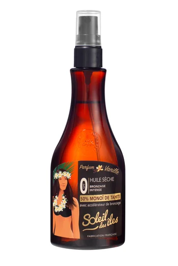 Huile sèche Bronzage intense Vanille