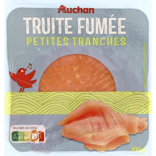 Les mini tranches de Truite fumée