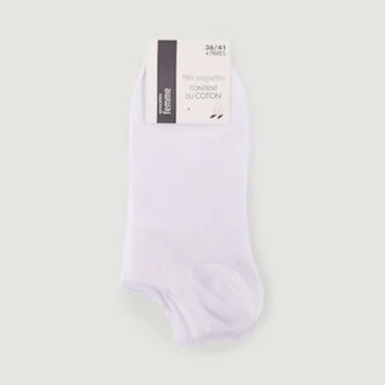 Monoprix Femme Socquettes Blanches TU