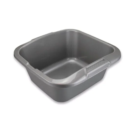 Bassine Carrée gris métal