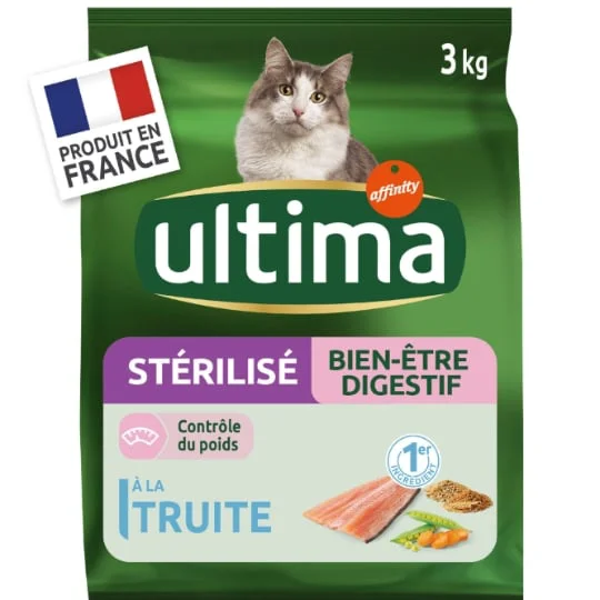 Croquettes pour chat stérilisés sensibles