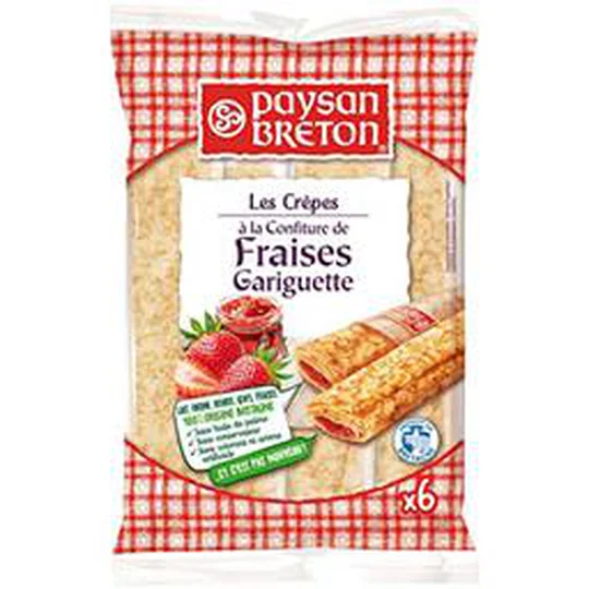 Les Crêpes à la confiture de fraises de Plougastel
