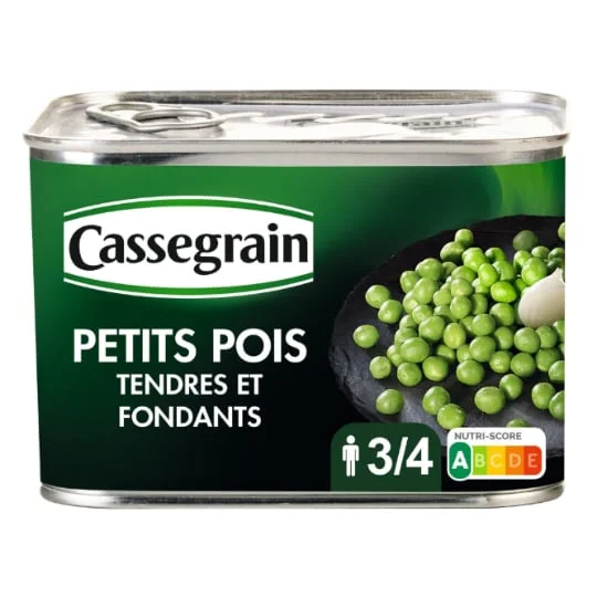 Petits pois tendres et fondants