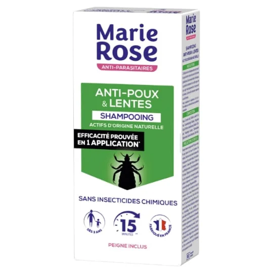 Shampoing anti-poux et lentes