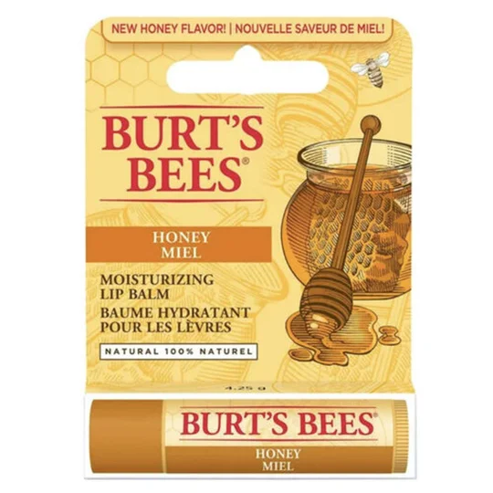 Baume pour les lèvres au miel et à la vitamine E, 100% naturel