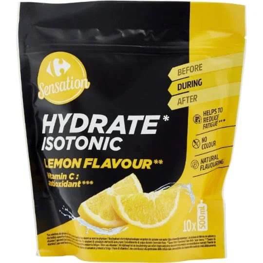 Poudre pour boisson citron Hydrate SENSATION