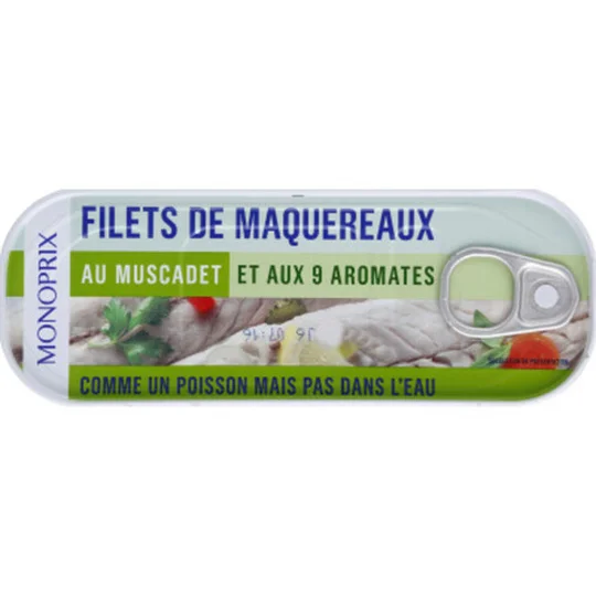 Filets de maquereaux au muscadet et aux 9 aromates