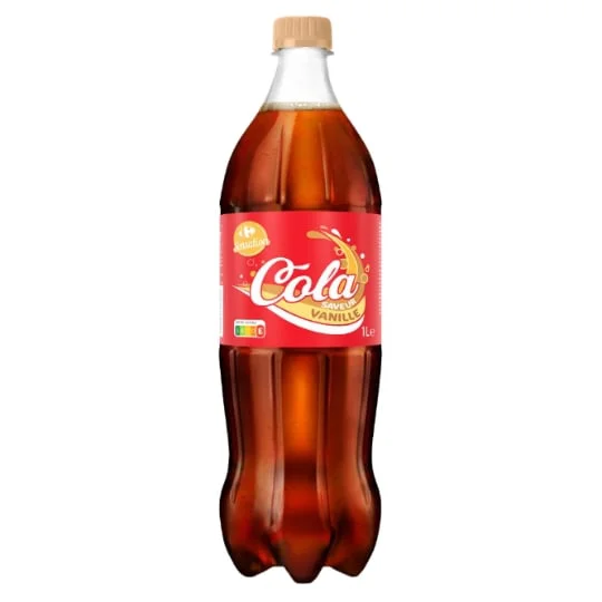 Soda cola saveur vanille