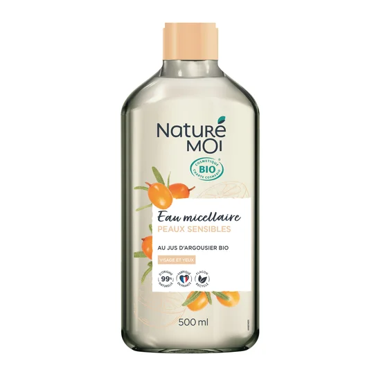Eau micellaire démaquillante au jus d'argousier BIO