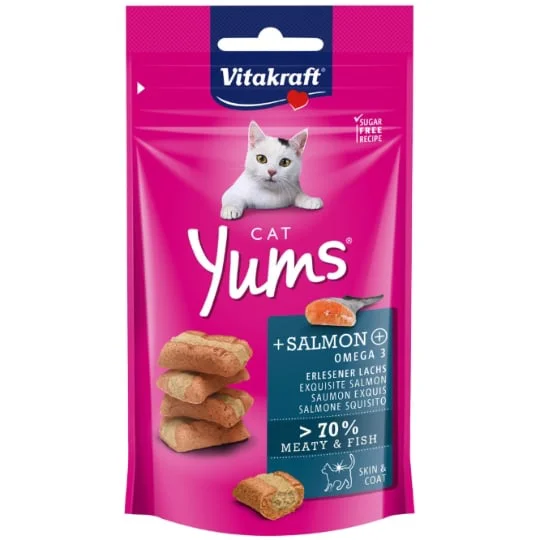Bouchée pour chat saumon