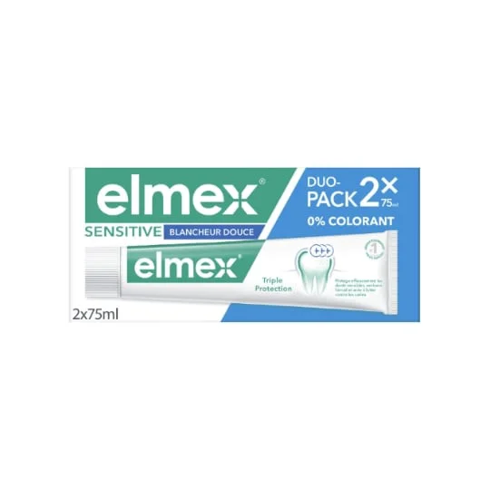 Dentifrice Sensitive dents sensibles blancheur