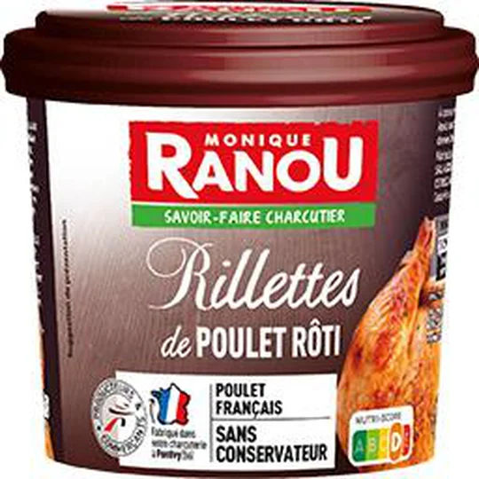 Rillettes de poulet rôti