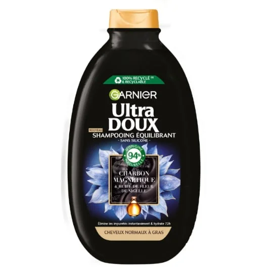 Shampooing Charbon Magnétique & Huile de Fleur de Nigelle