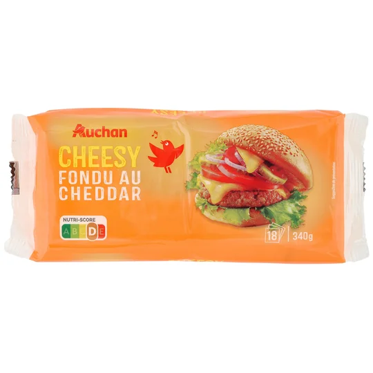 Cheeesy Cheddar en tranche pour hamburger x18