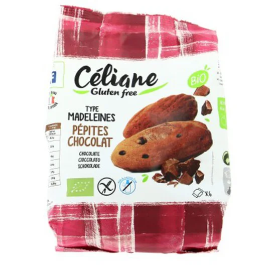 Recettes De Celiane Madeleines Aux Pépites De Chocolat Sans Gluten Bio
