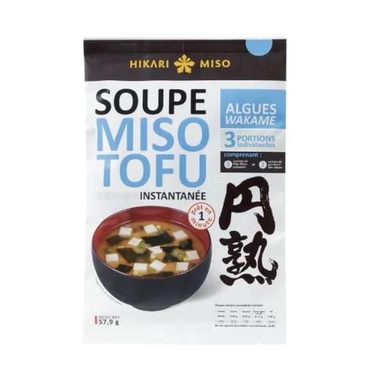 Soupe au Tofu et algues wakame