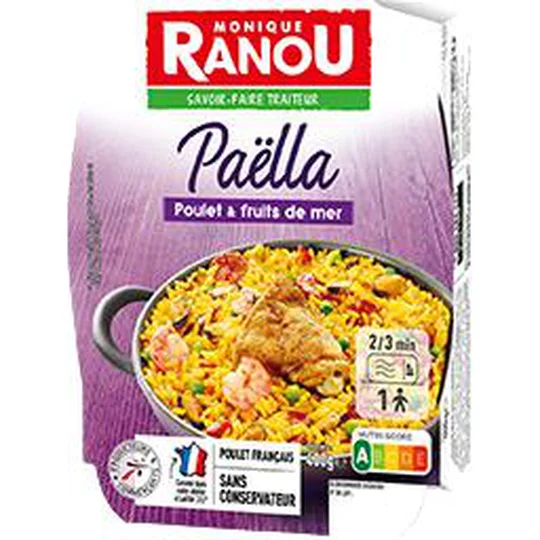 Paëlla poulet & fruits de mer