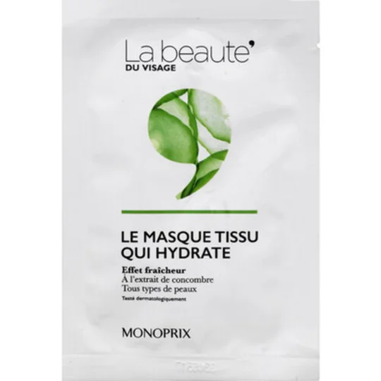 Le masque tissu qui hydrate