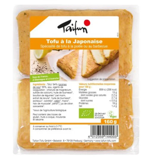 Filets de Tofu à la Japonnaise Bio