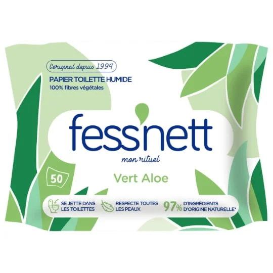 Papier toilette Humide Aloe Vera