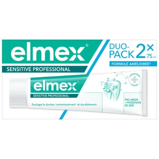 Dentifrice sensitive Professional duo