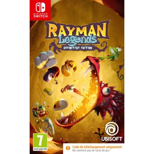 Rayman Legends - code à télécharger Switch