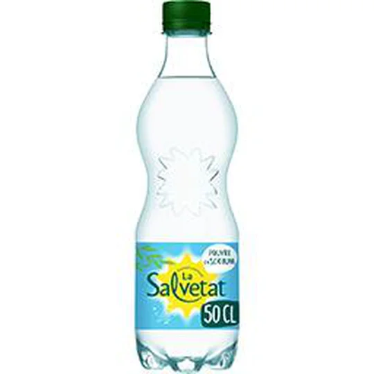 Eau gazeuse minérale pauvre en sodium