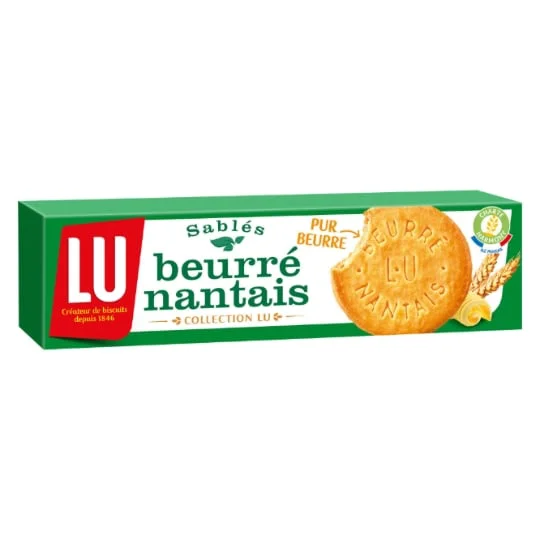 Biscuits sablés pur beurre Beurrés Nantais