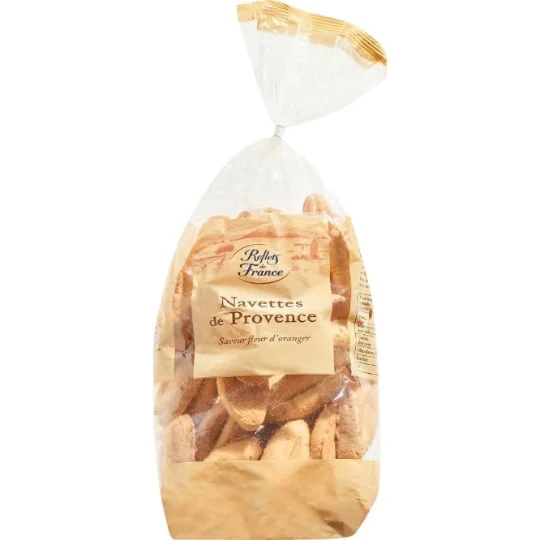 Biscuits navettes saveur fleur d'oranger