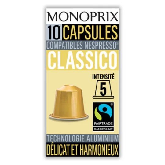 Capsules de café Classico