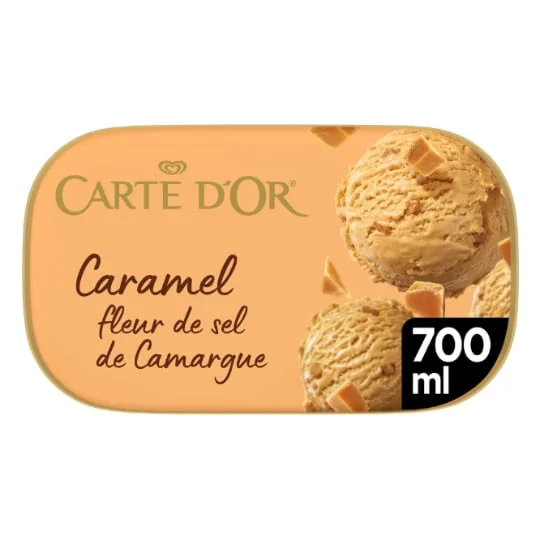 Crème Glacée caramel fleur de sel de Camargue