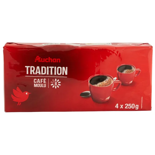 Café moulu tradition intensité 8