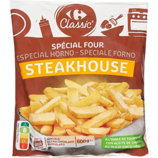 Frites Steakhouse spécial four