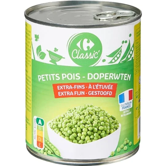 Petits pois extra-fins