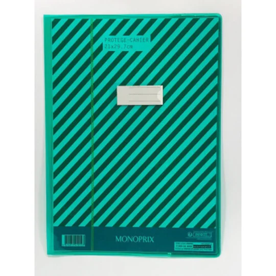 Monoprix Maison Protège Cahier Vert A4