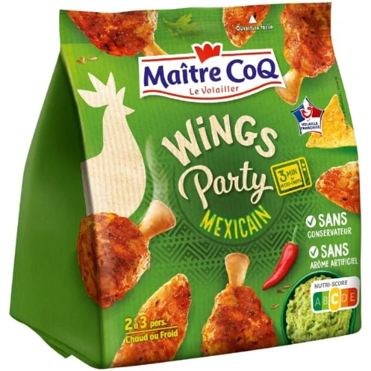 Manchons/ailerons de poulet Mexicain