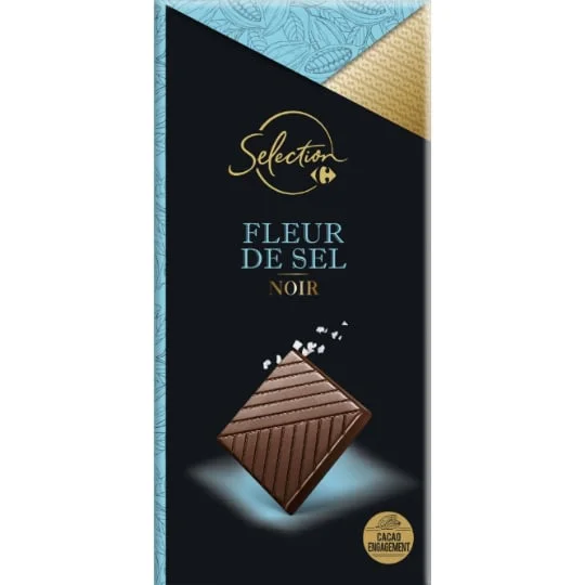 Chocolat noir fleur de sel