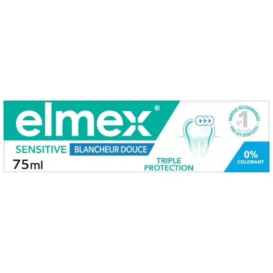 Dentifrice Sensitive dents sensibles blancheur