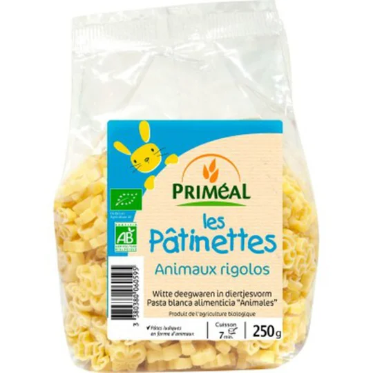 Les Pâtinettes - Animaux Rigolos Bio
