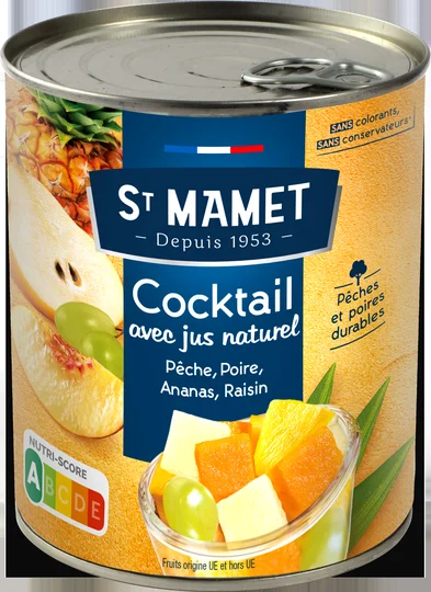 Fruits au sirop Cocktail