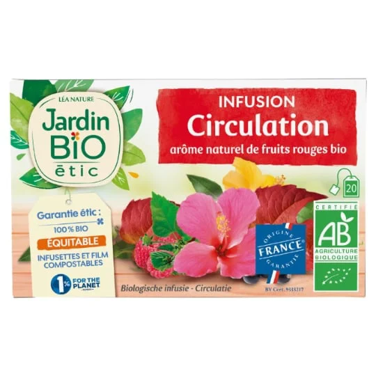Infusion circulation vigne rouge Bio