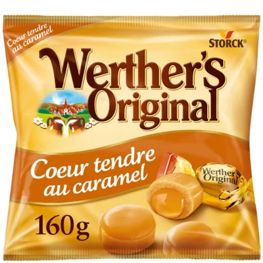 Bonbons caramel coeur tendre