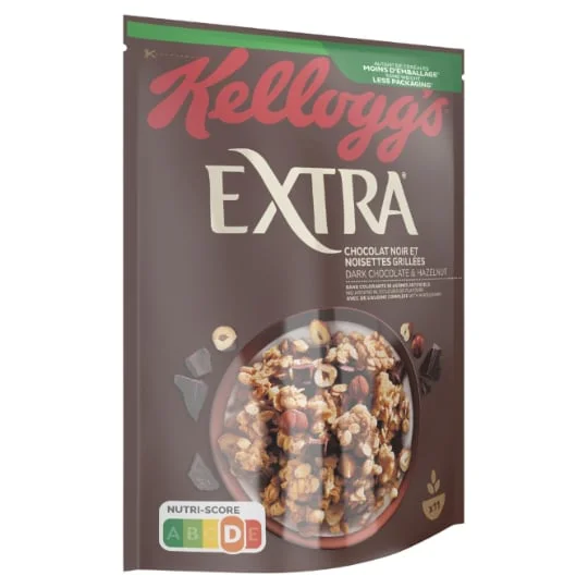Céréales chocolat noir noisettes