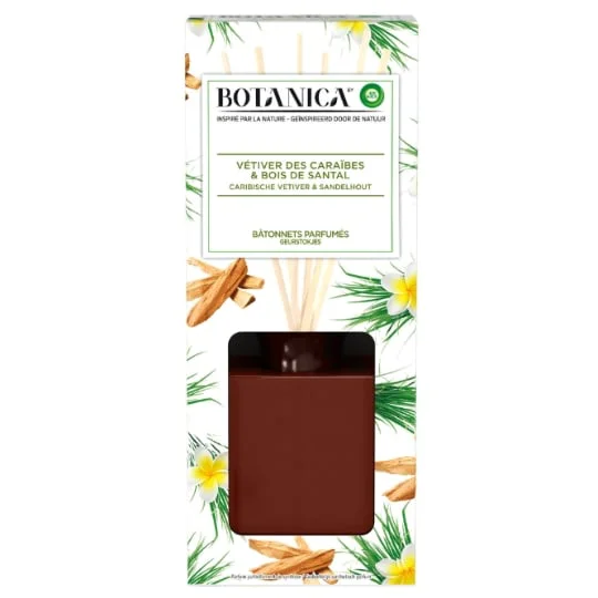 Batonnets parfumés botanica vétiver